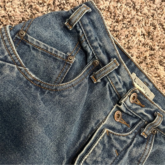 Vintage Bonjour high waisted straight leg blue jeans women’s size 7/8 - Picture 5 of 11